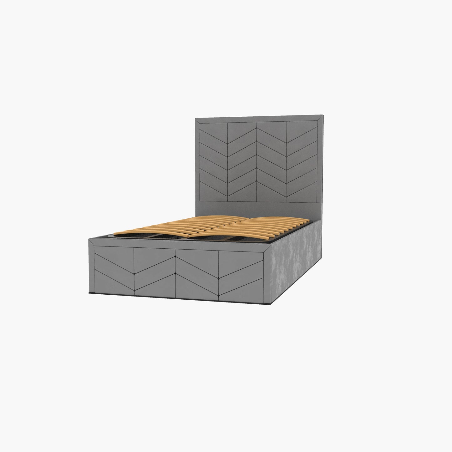 Indulgence Border Upholstered Bed