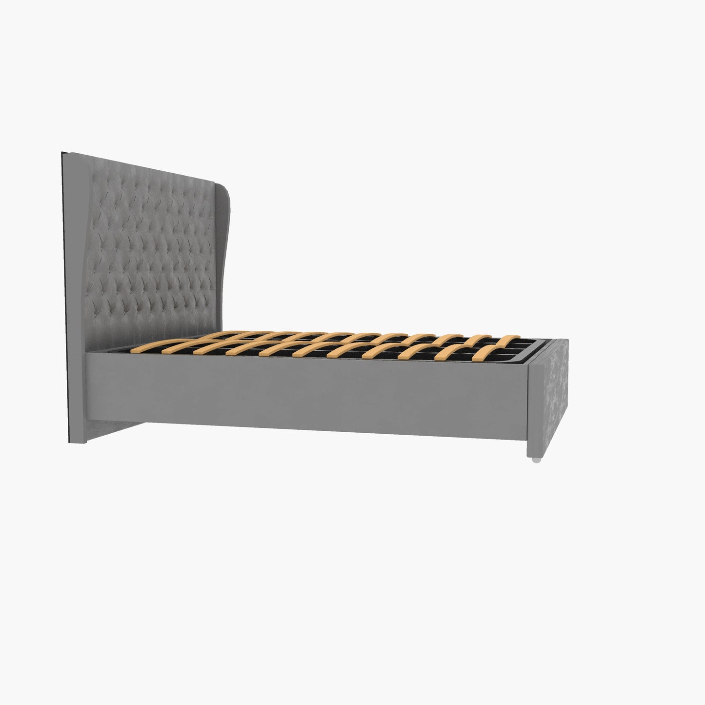 Miri Winged Upholstered Bed