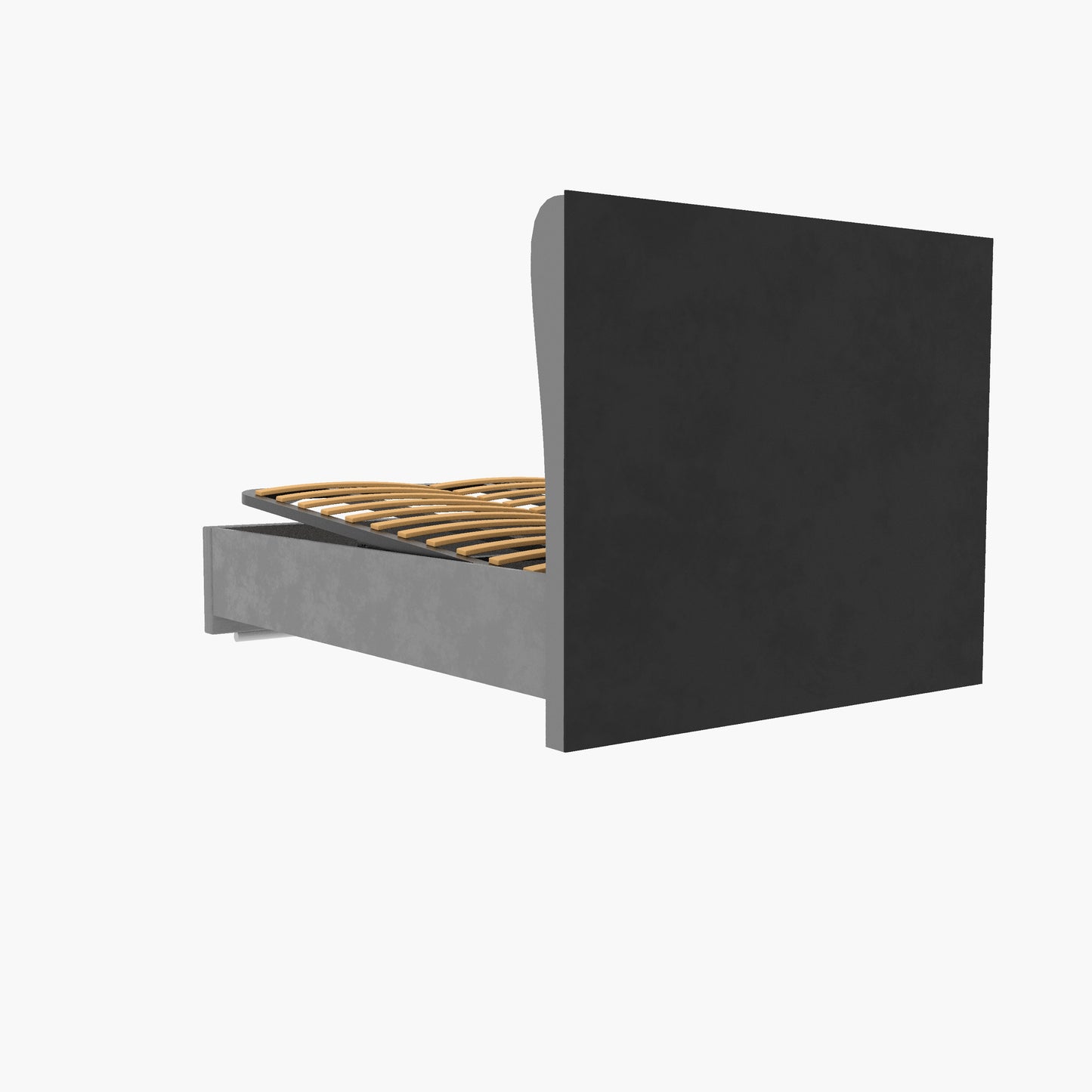 Miri Winged Upholstered Bed