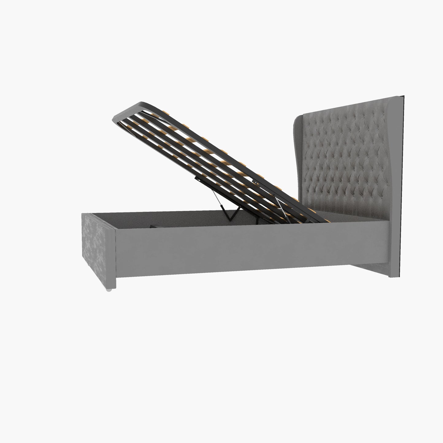 Miri Winged Upholstered Bed