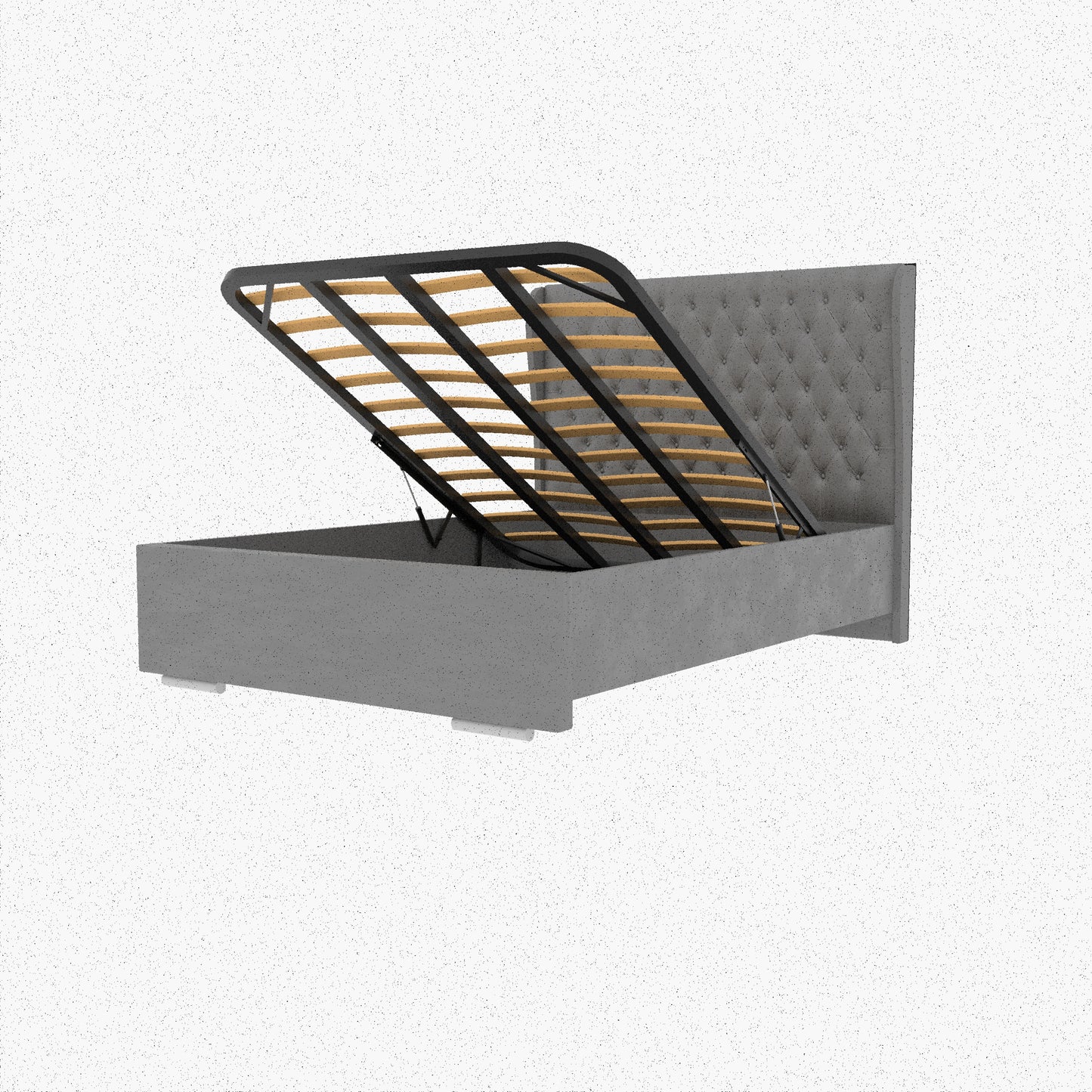 Miri Winged Upholstered Bed