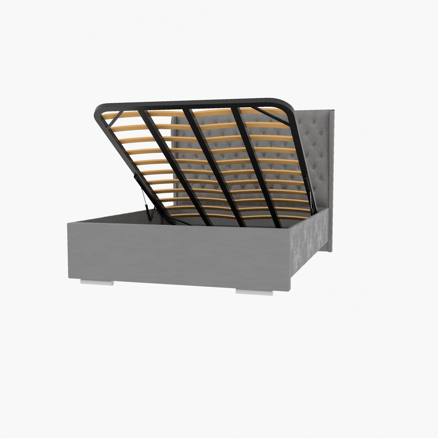Miri Winged Upholstered Bed
