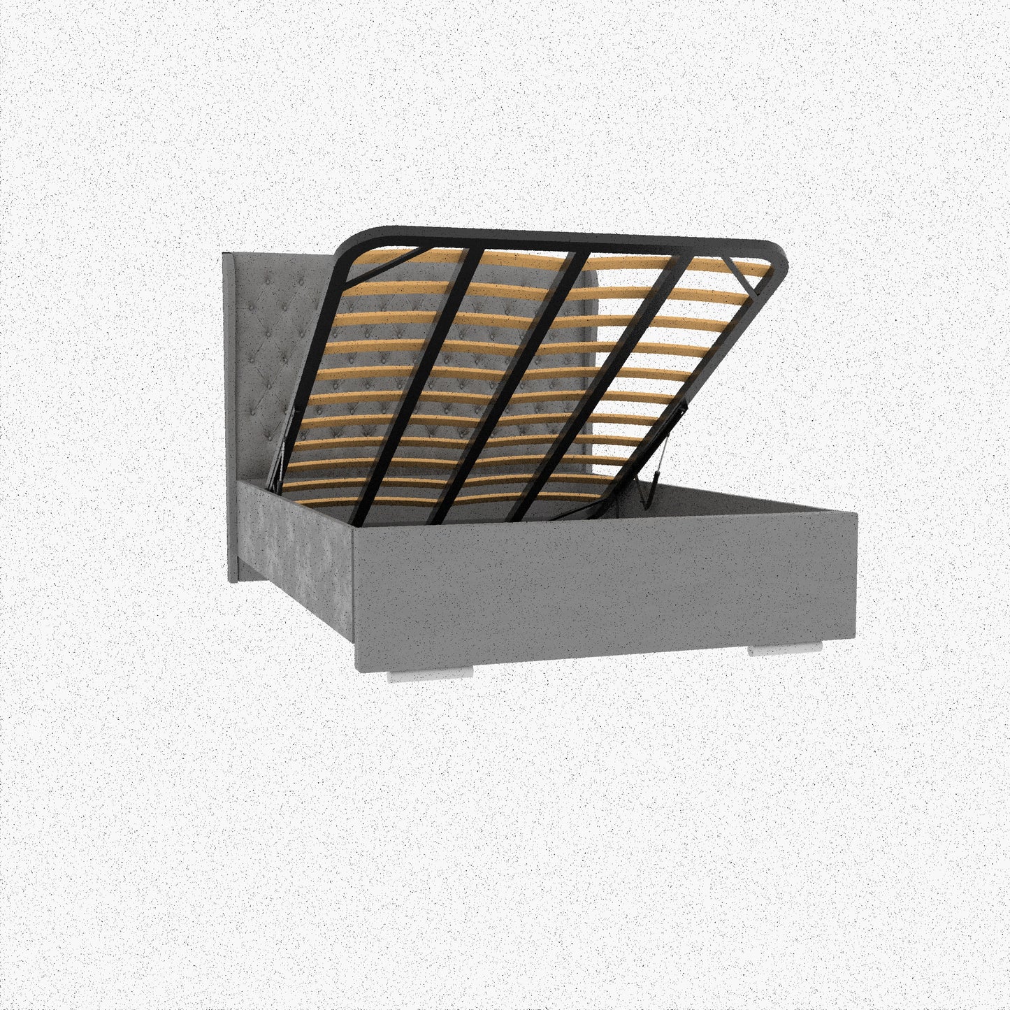Miri Winged Upholstered Bed
