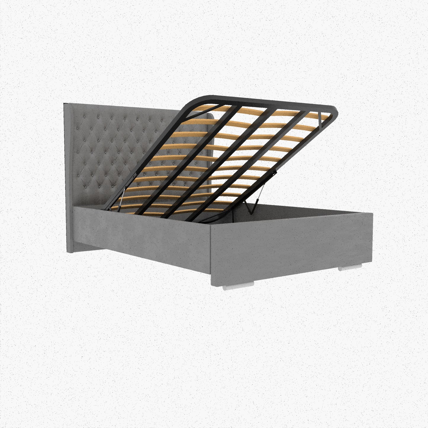 Miri Winged Upholstered Bed