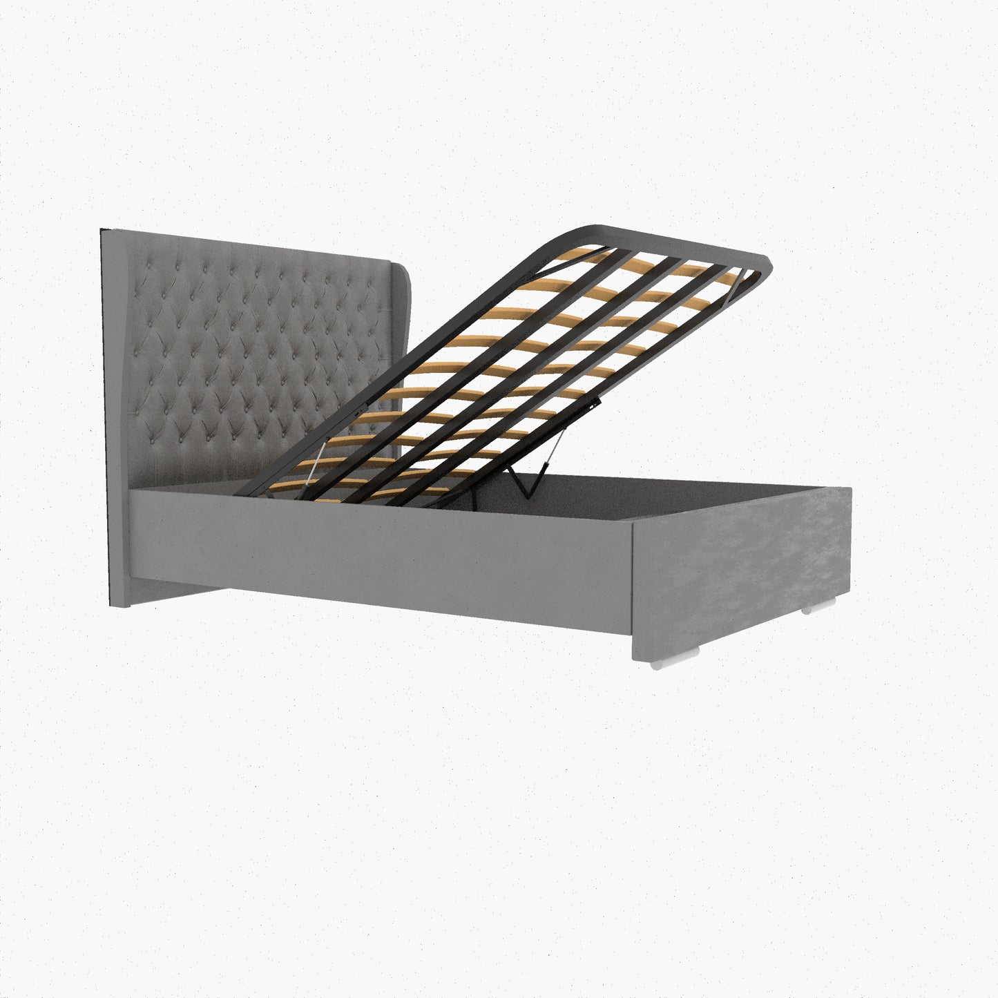 Miri Winged Upholstered Bed