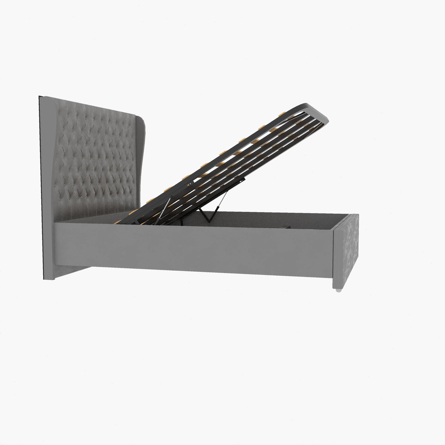 Miri Winged Upholstered Bed
