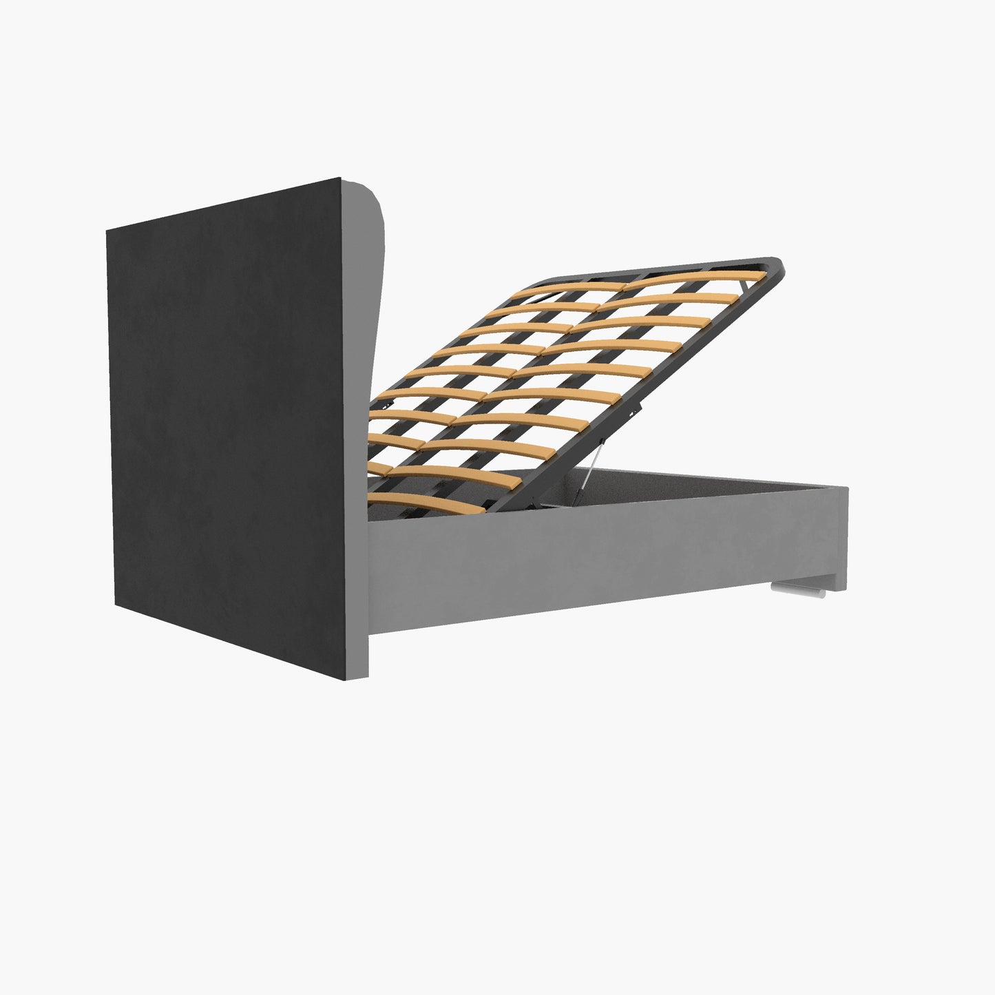 Miri Winged Upholstered Bed