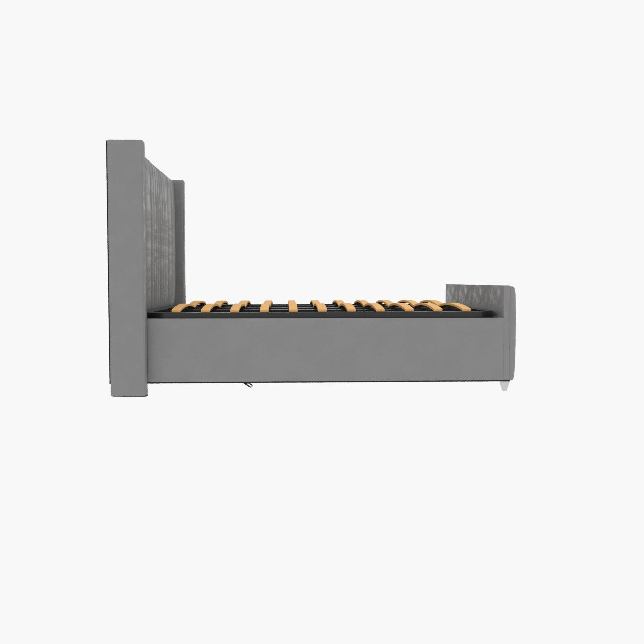 Valencia Lined Wings Upholstered Bed