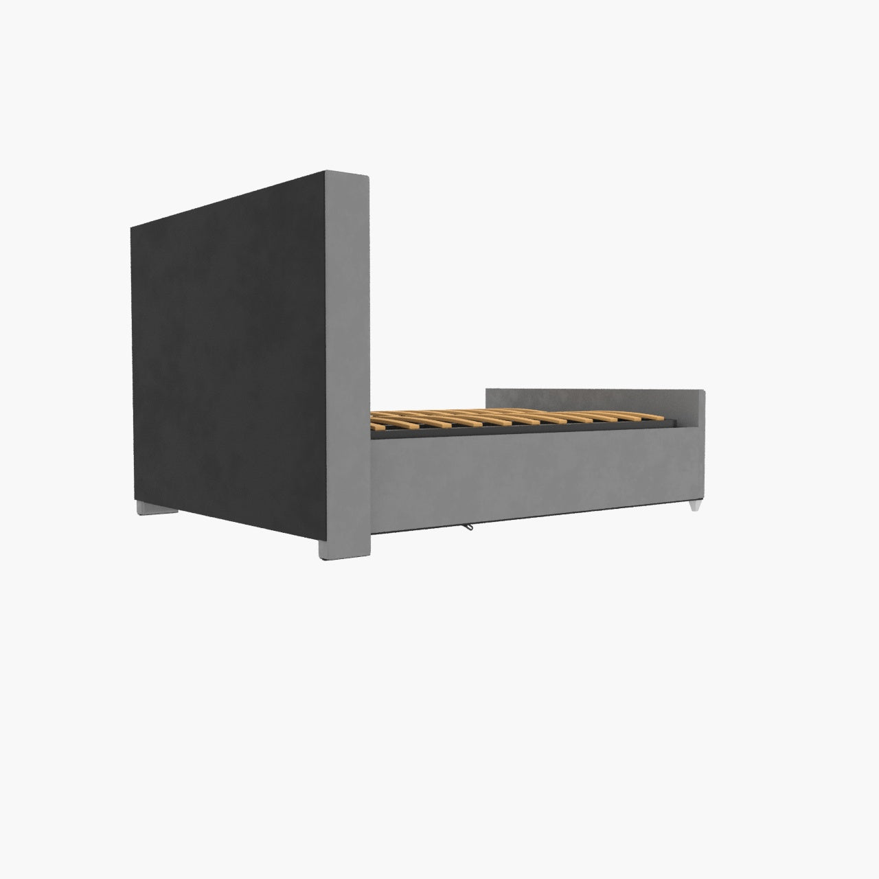 Valencia Lined Wings Upholstered Bed