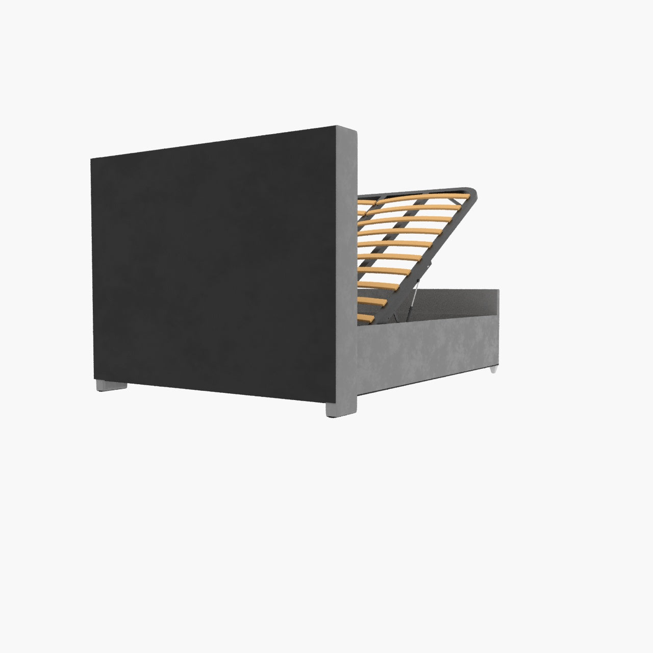 Valencia Lined Wings Upholstered Bed