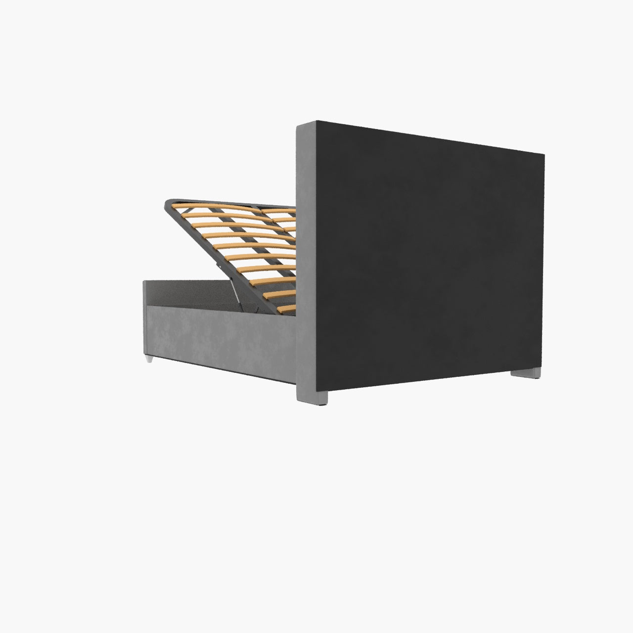 Valencia Lined Wings Upholstered Bed