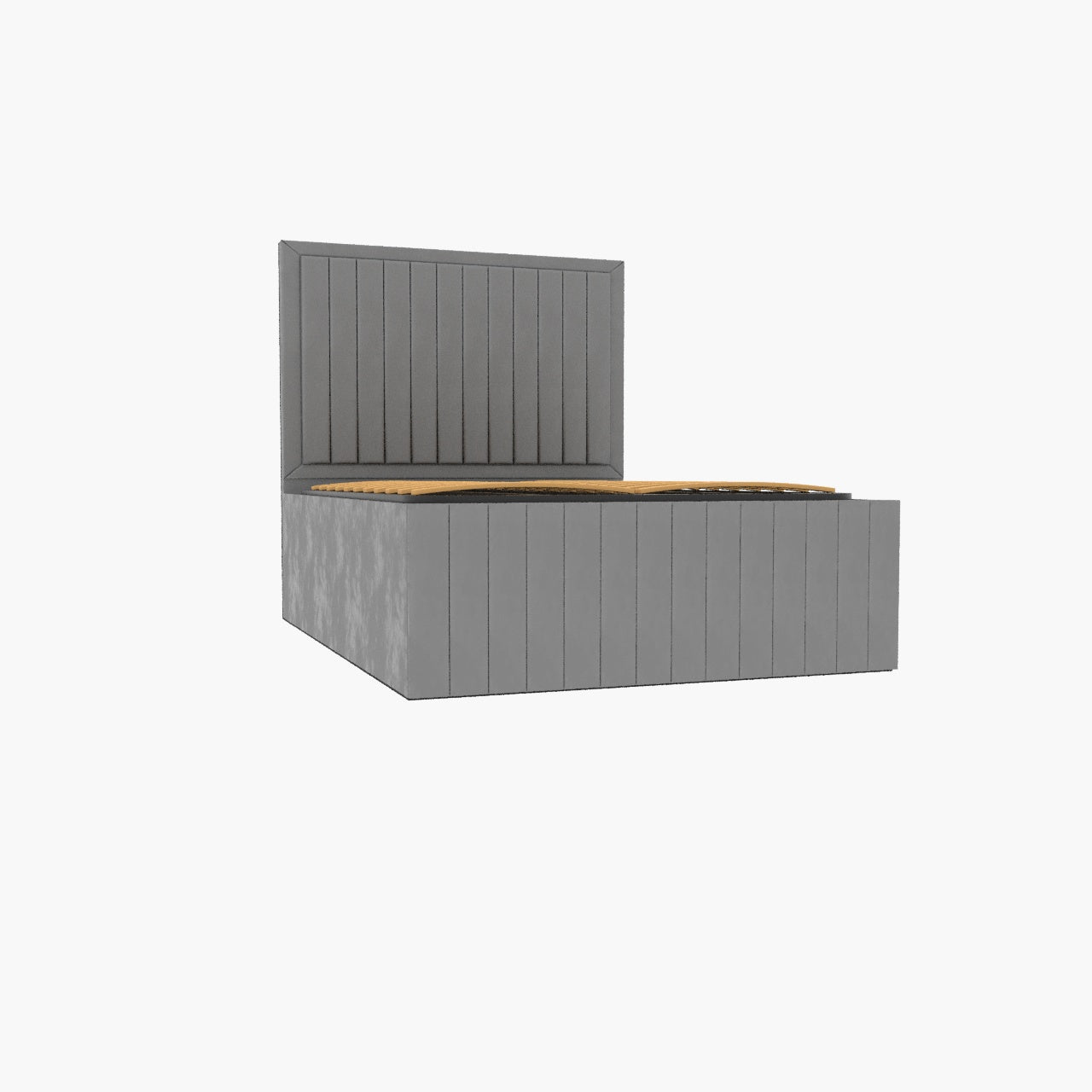 Geneva lined Upholstered Bed