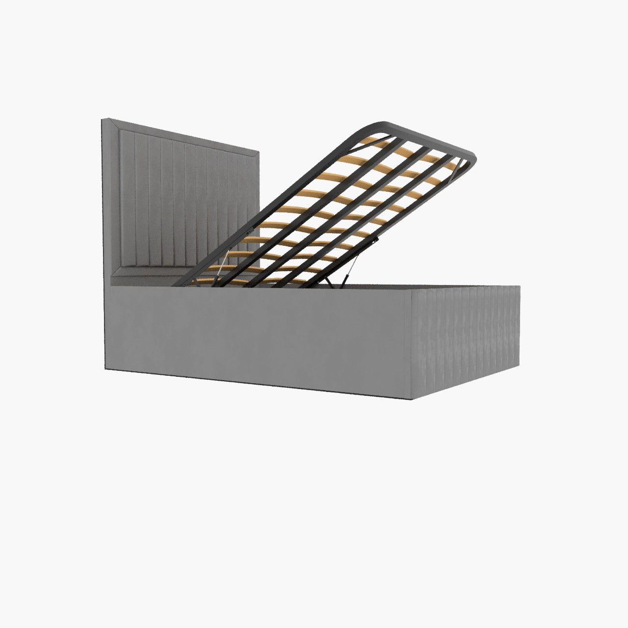 Geneva lined Upholstered Bed