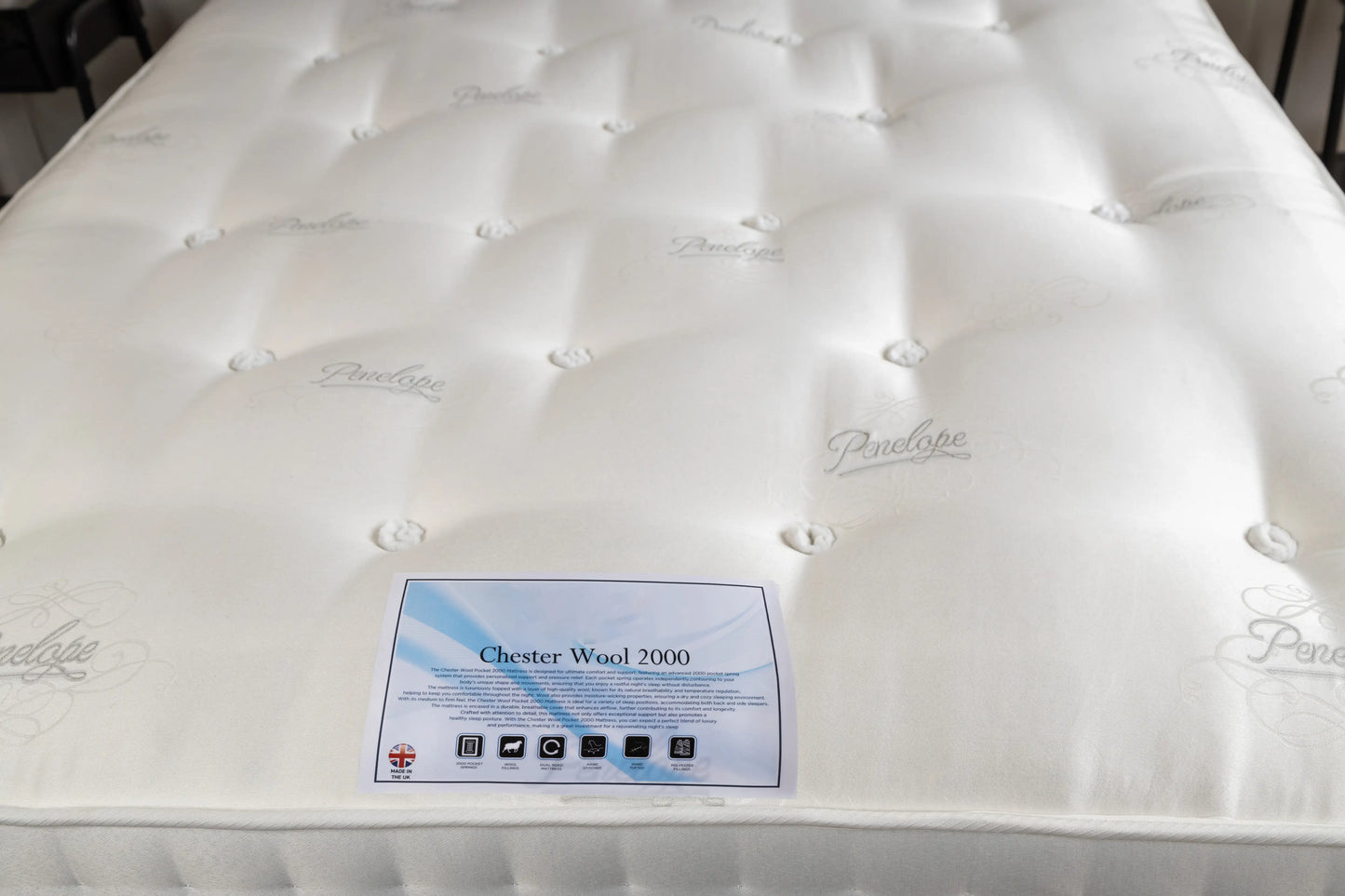 Chester Wool 2000 Pocket Mattress
