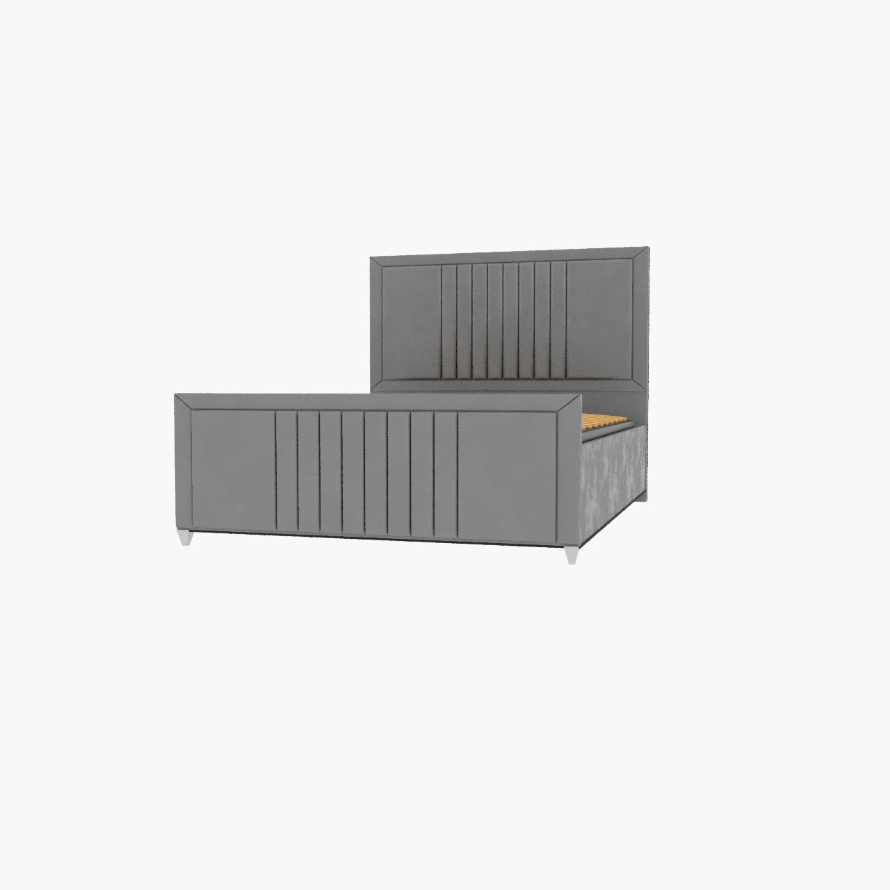 Cannas upholstered bed