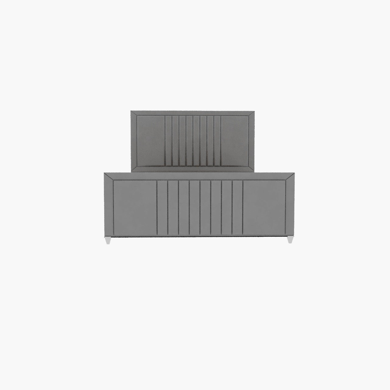 Cannas upholstered bed