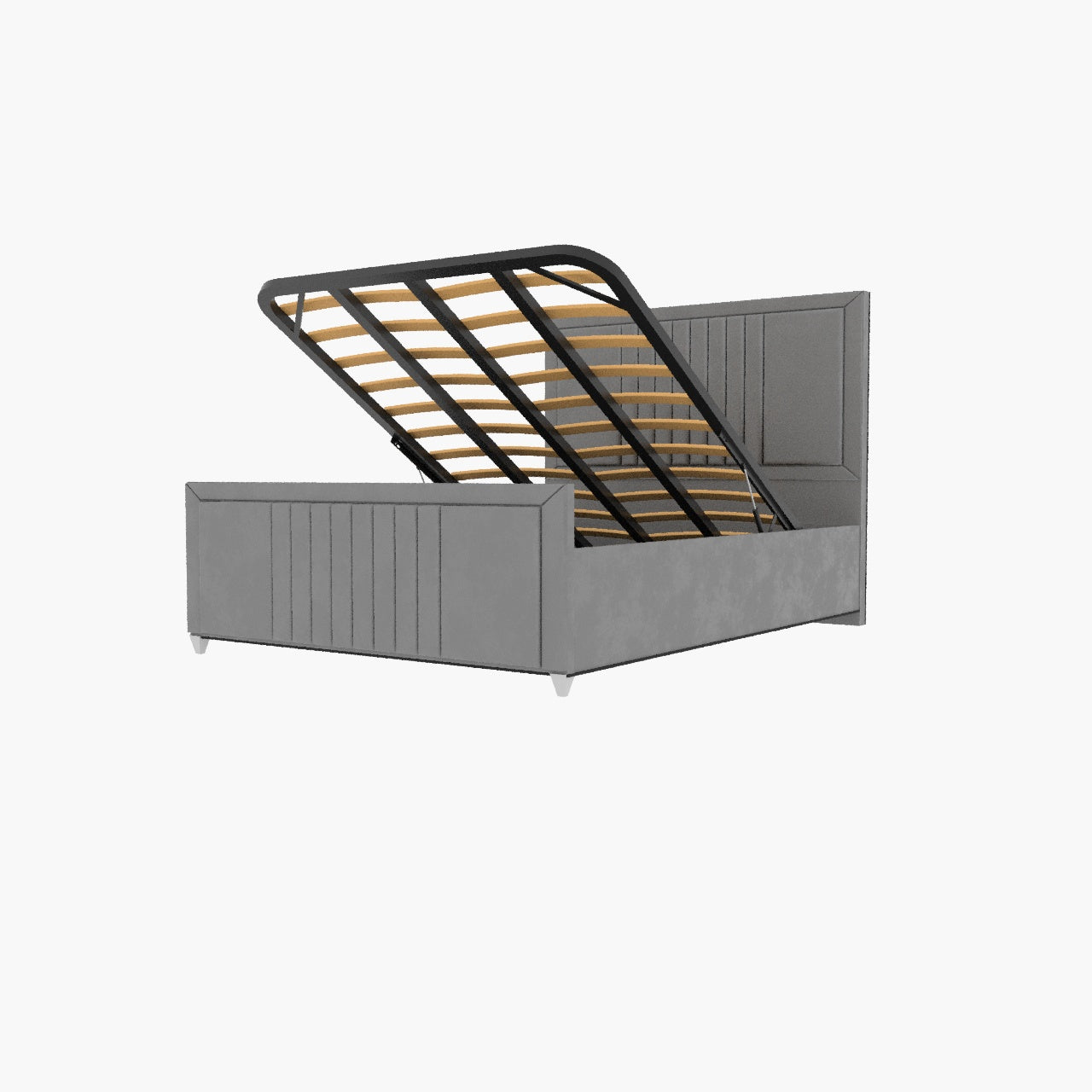 Cannas upholstered bed
