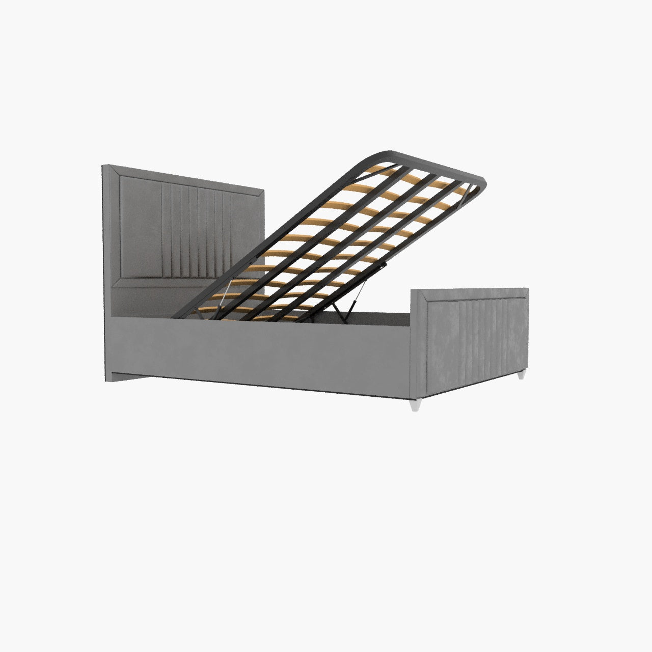 Cannas upholstered bed