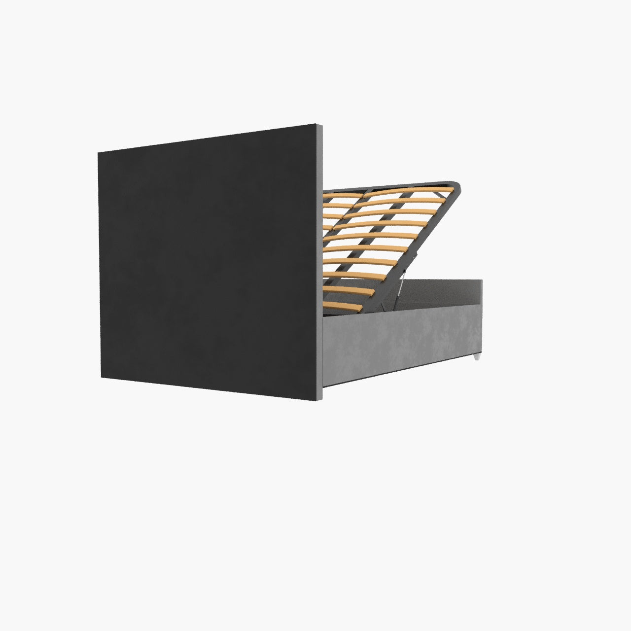 Cannas upholstered bed