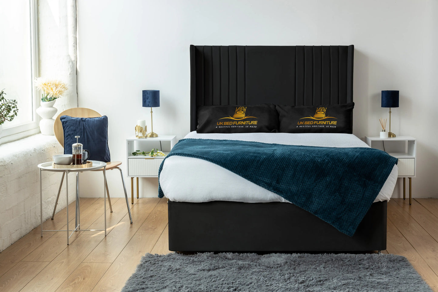 Skyline wingback Divan Bed