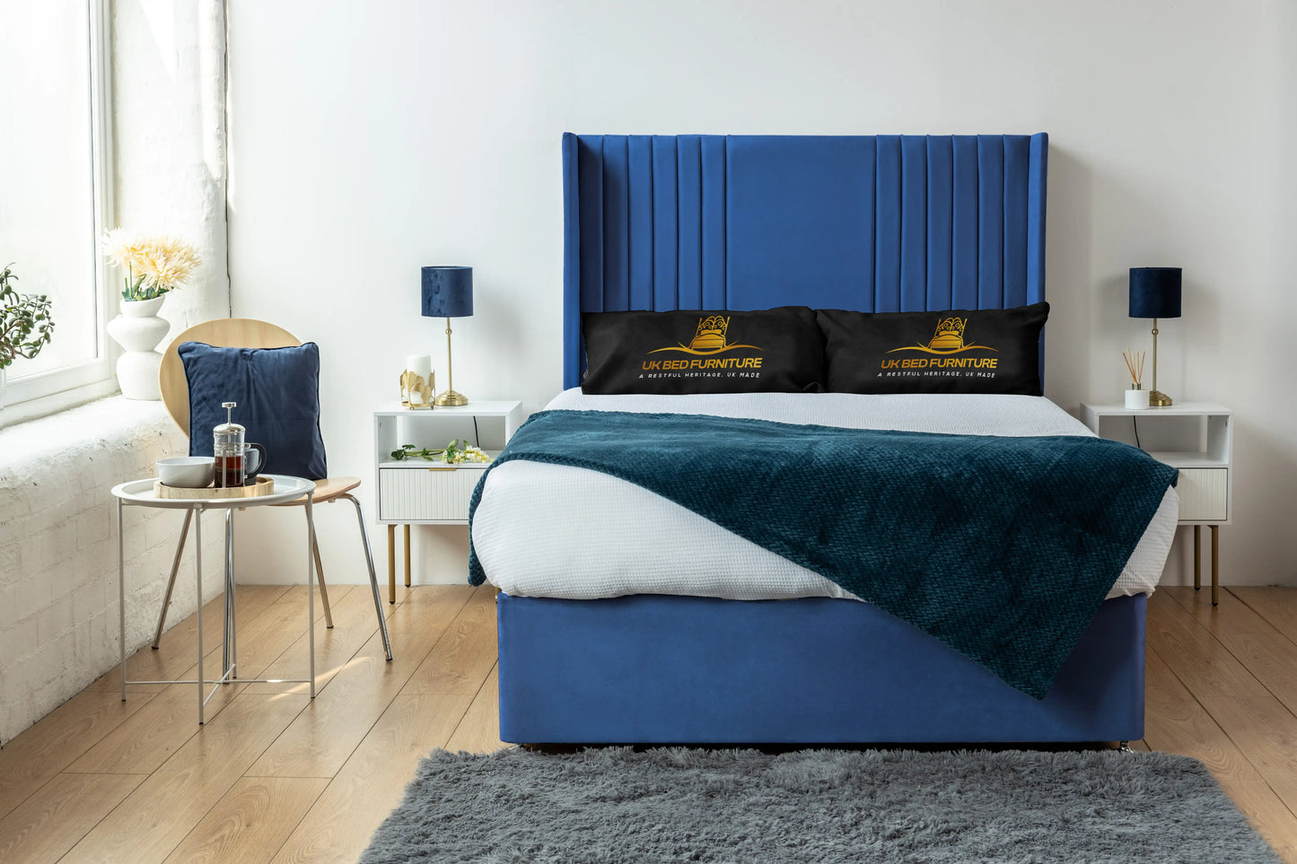 Skyline wingback Divan Bed