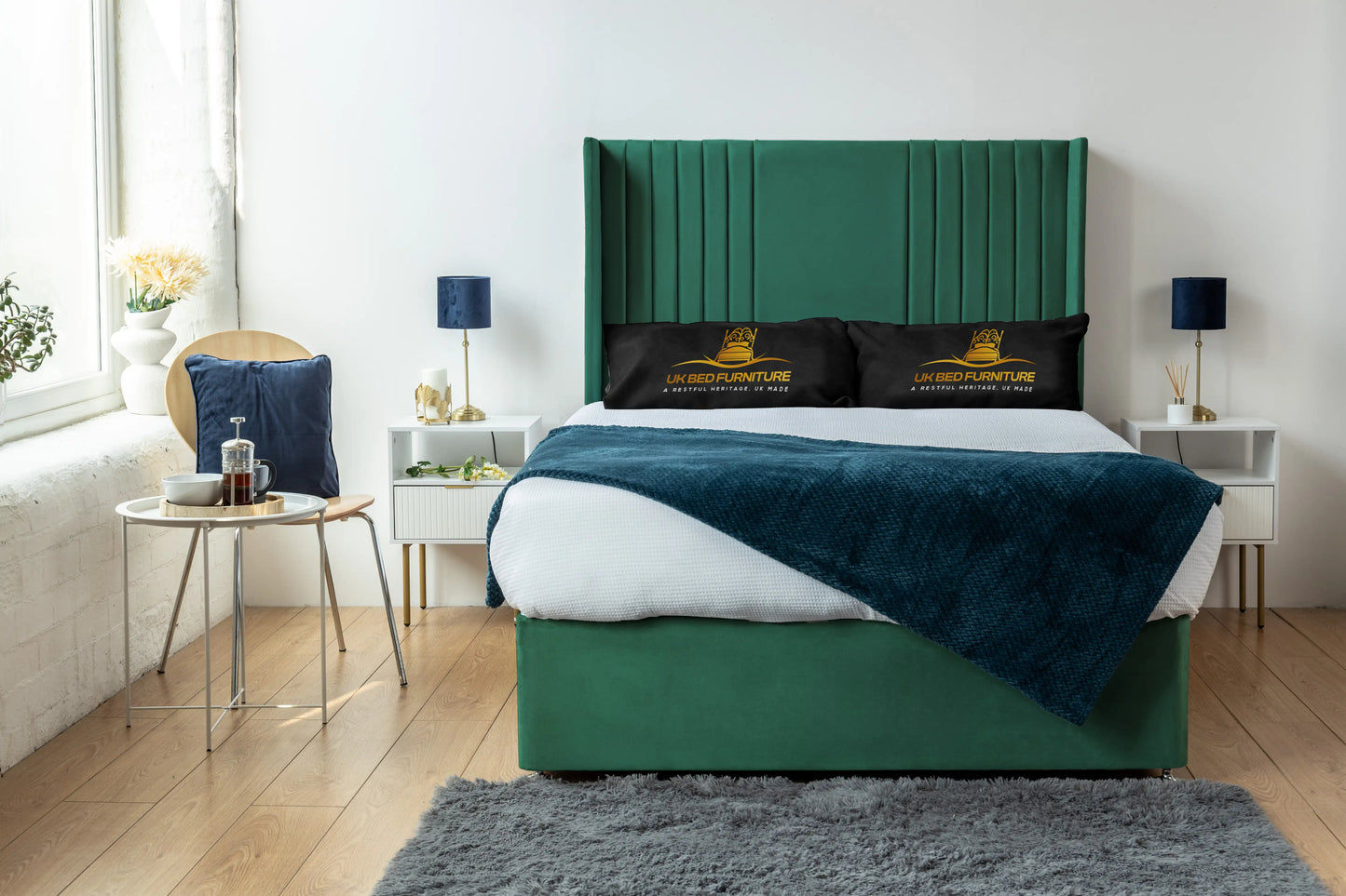 Skyline wingback Divan Bed