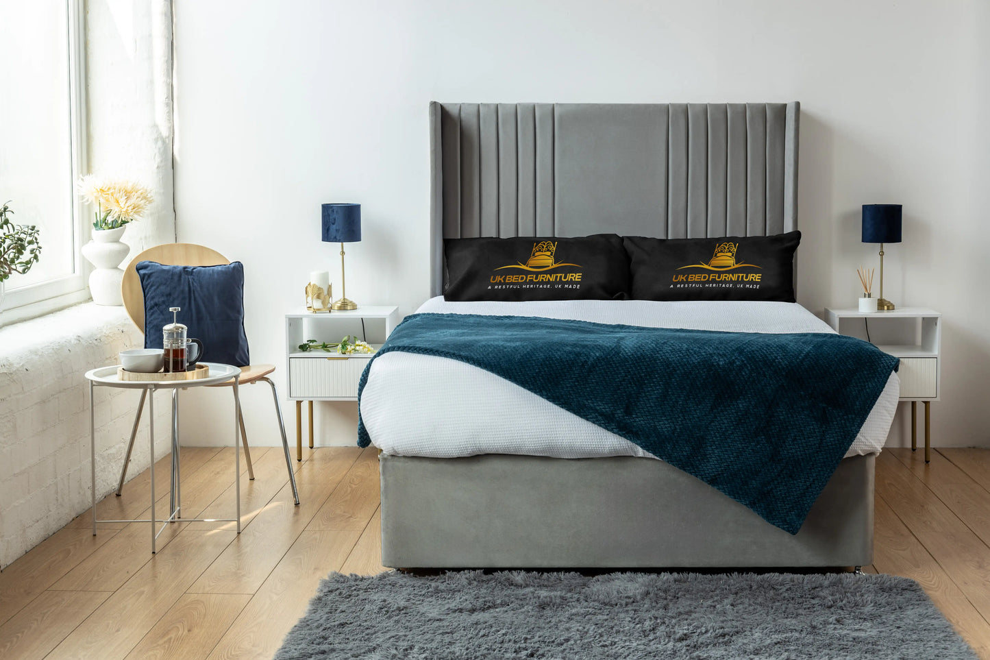 Skyline wingback Divan Bed