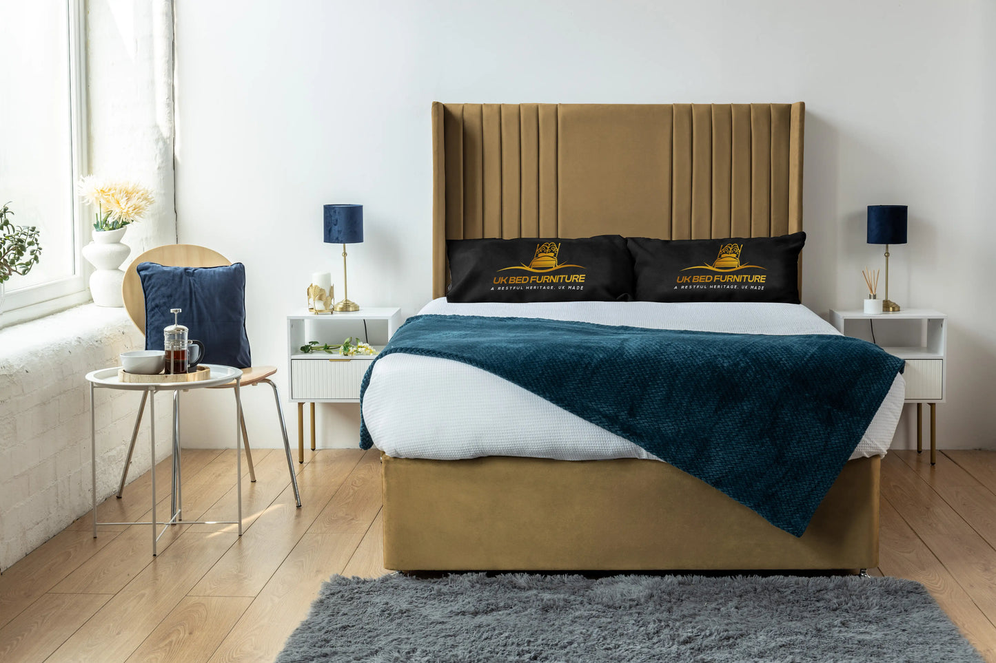 Skyline wingback Divan Bed