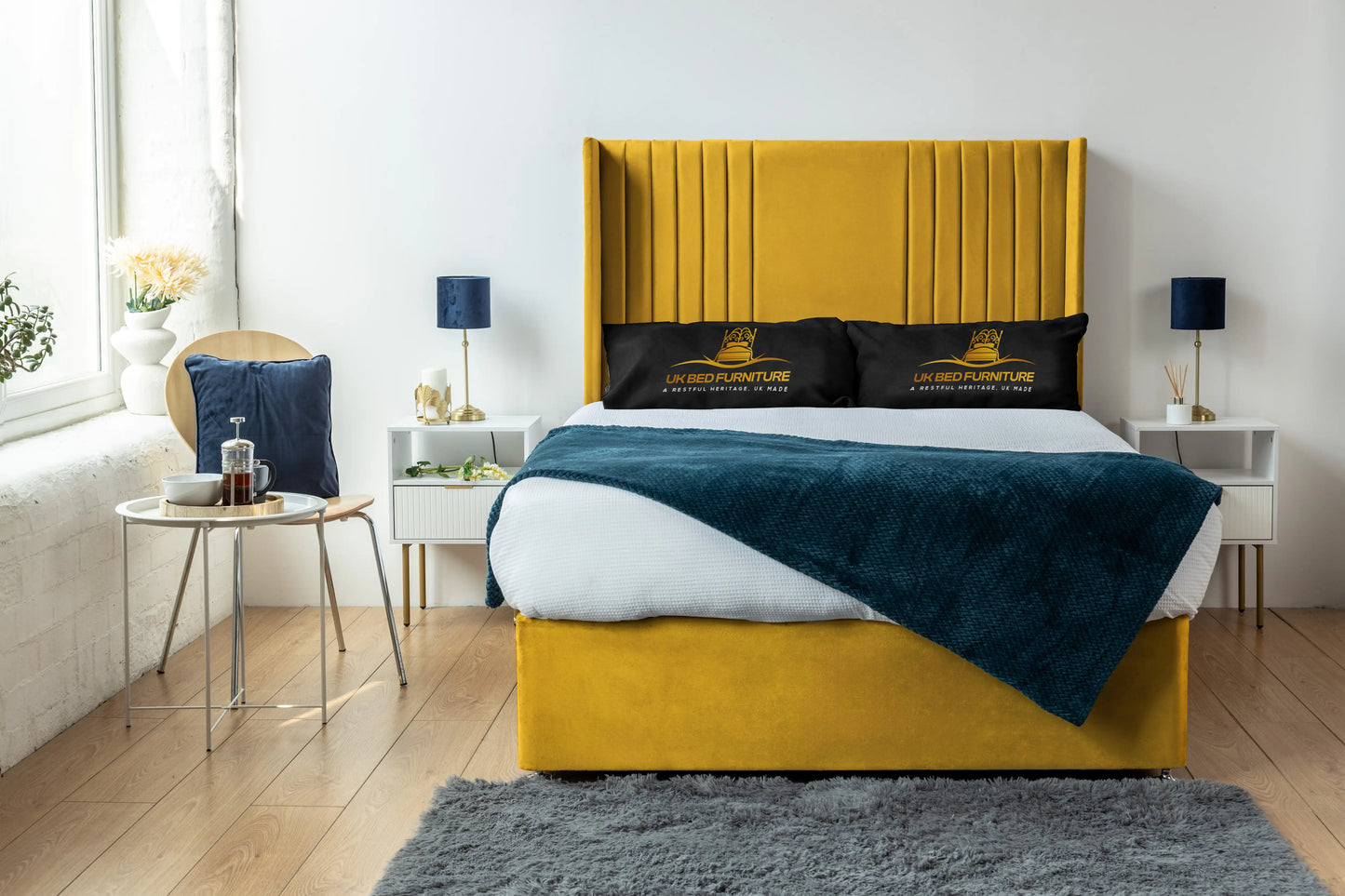 Skyline wingback Divan Bed