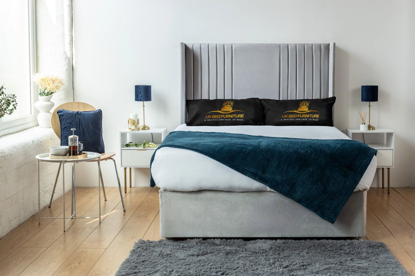 Skyline wingback Divan Bed