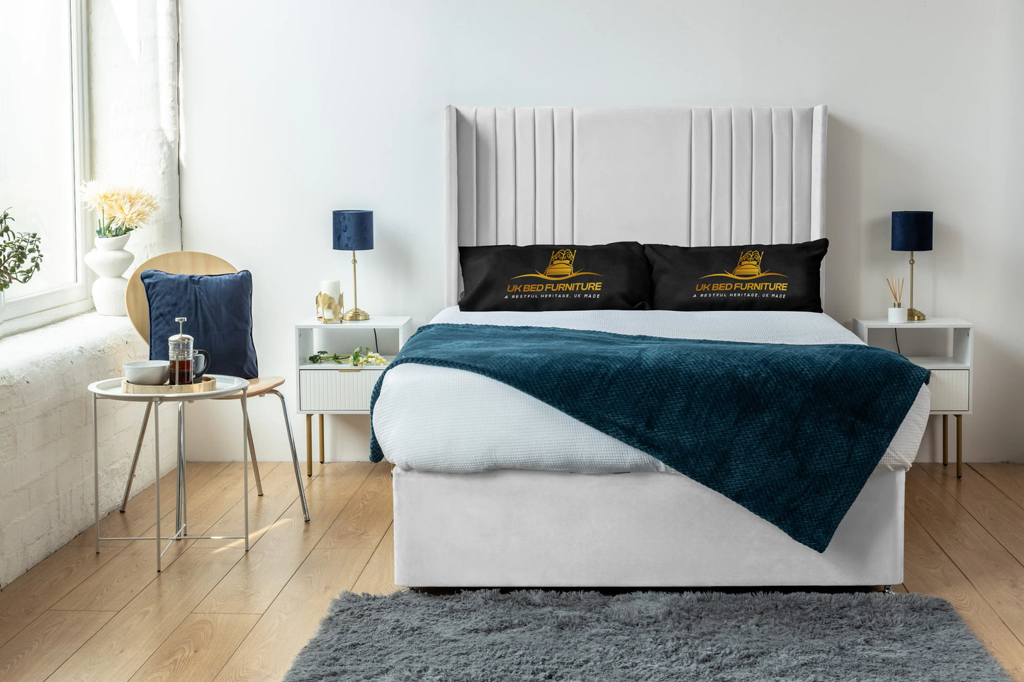 Skyline wingback Divan Bed