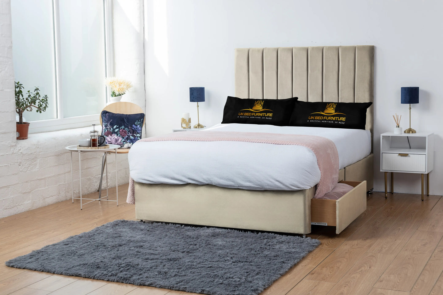 Amelia Lined Divan Bed