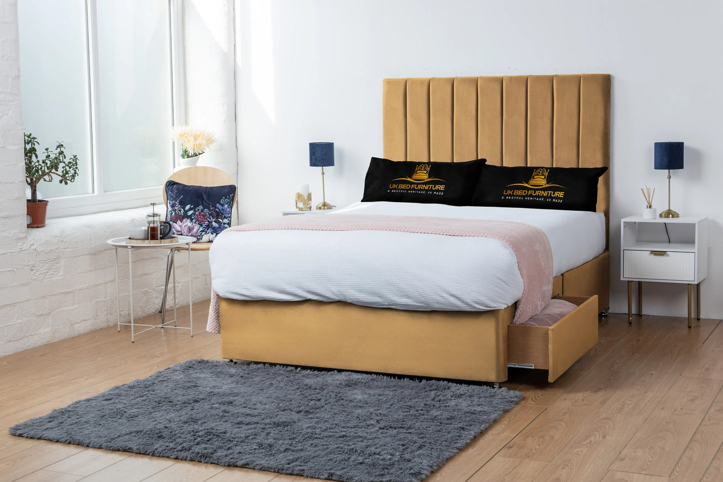 Amelia Lined Divan Bed