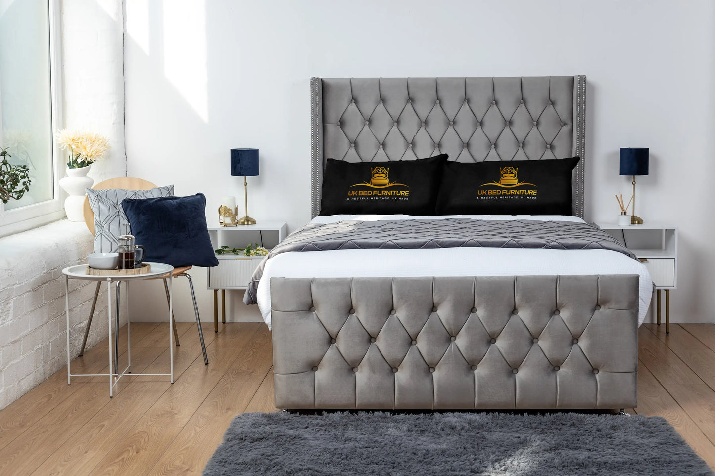 Emily Wingback Divan Bed