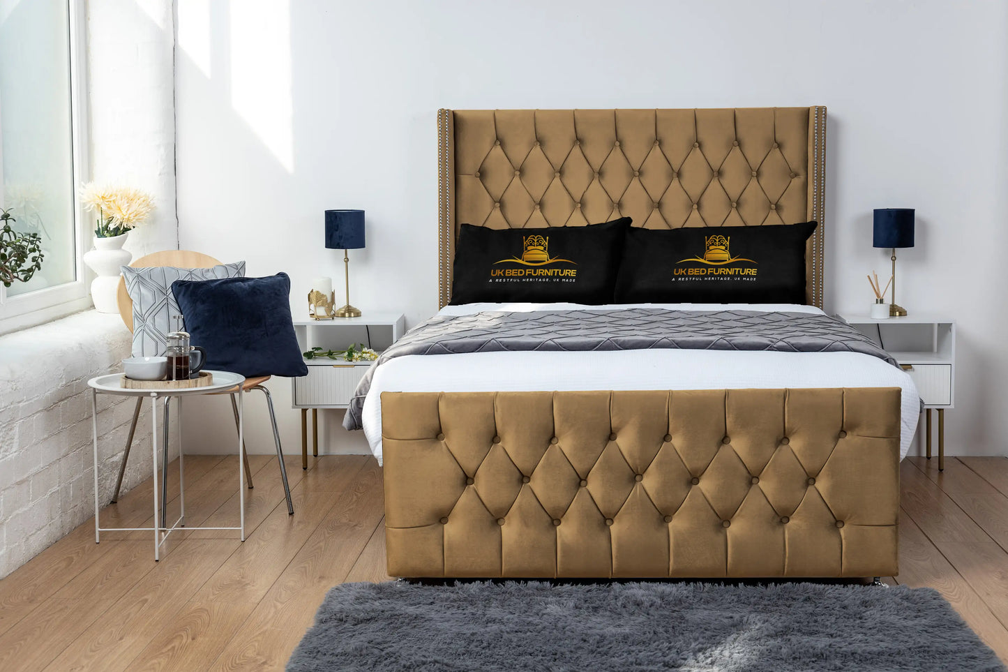 Emily Wingback Divan Bed