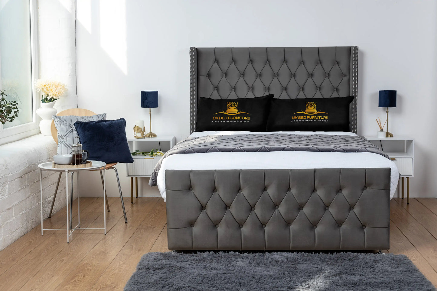 Emily Wingback Divan Bed