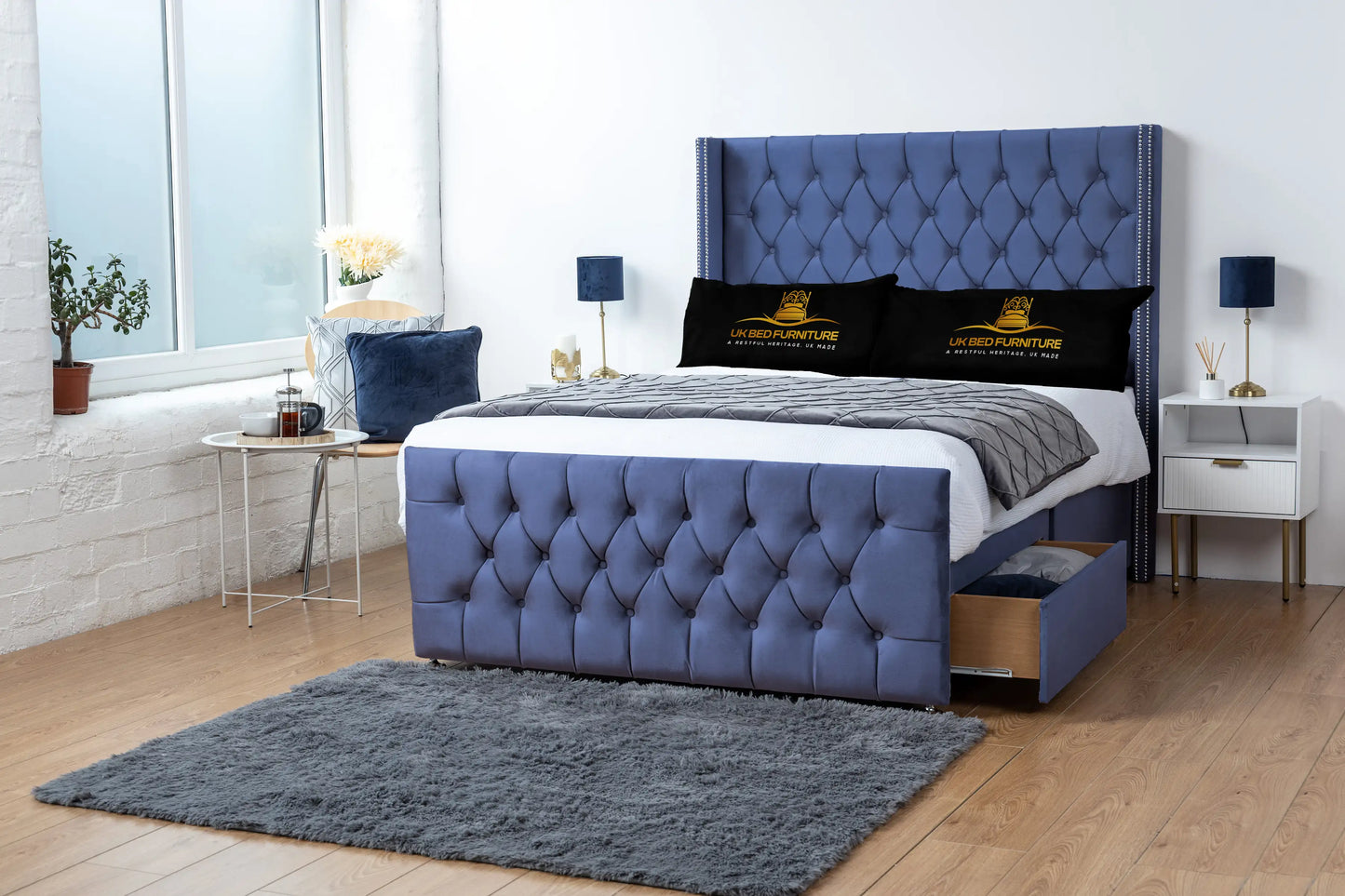 Emily Wingback Divan Bed