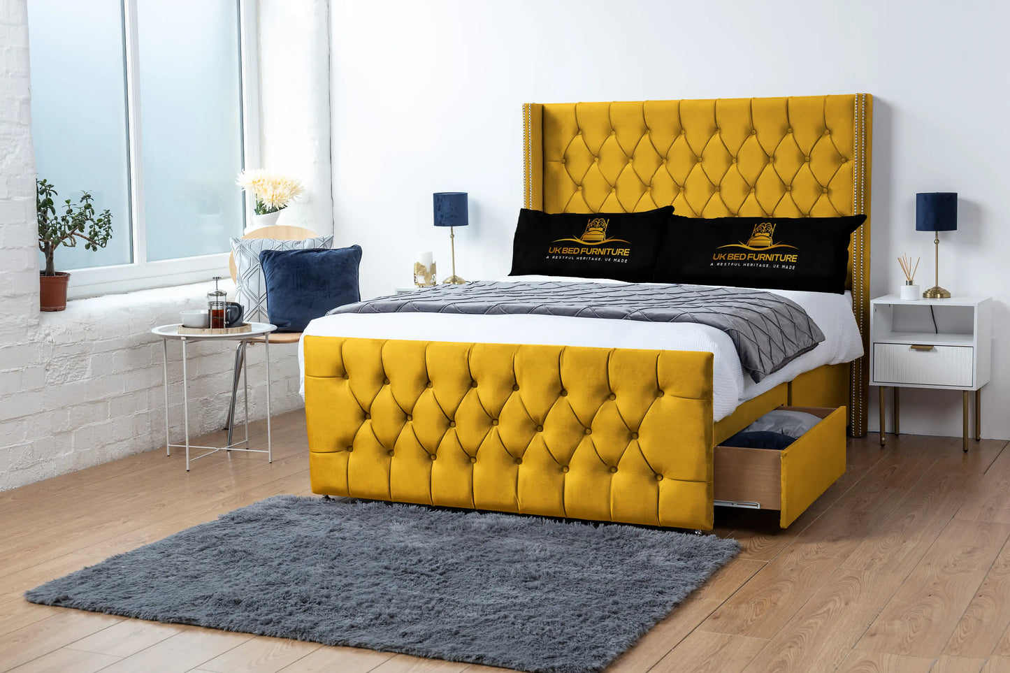Emily Wingback Divan Bed