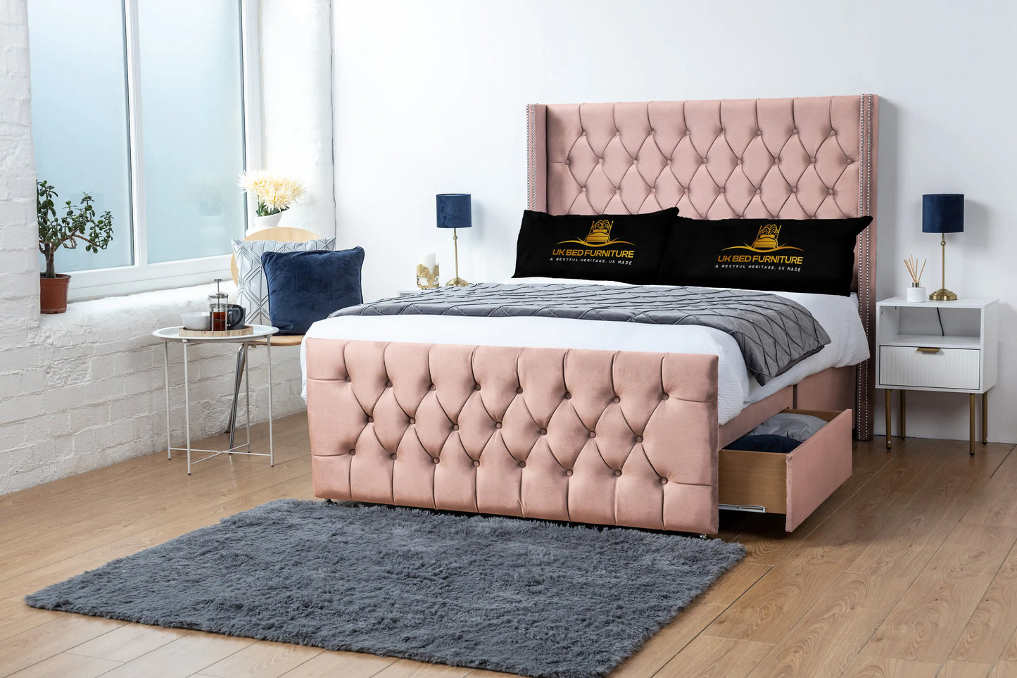Emily Wingback Divan Bed