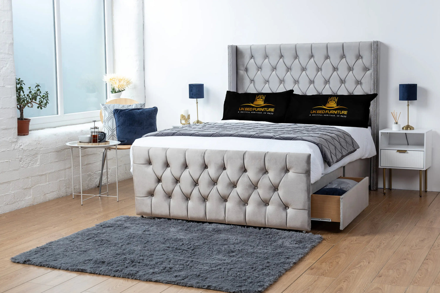 Emily Wingback Divan Bed