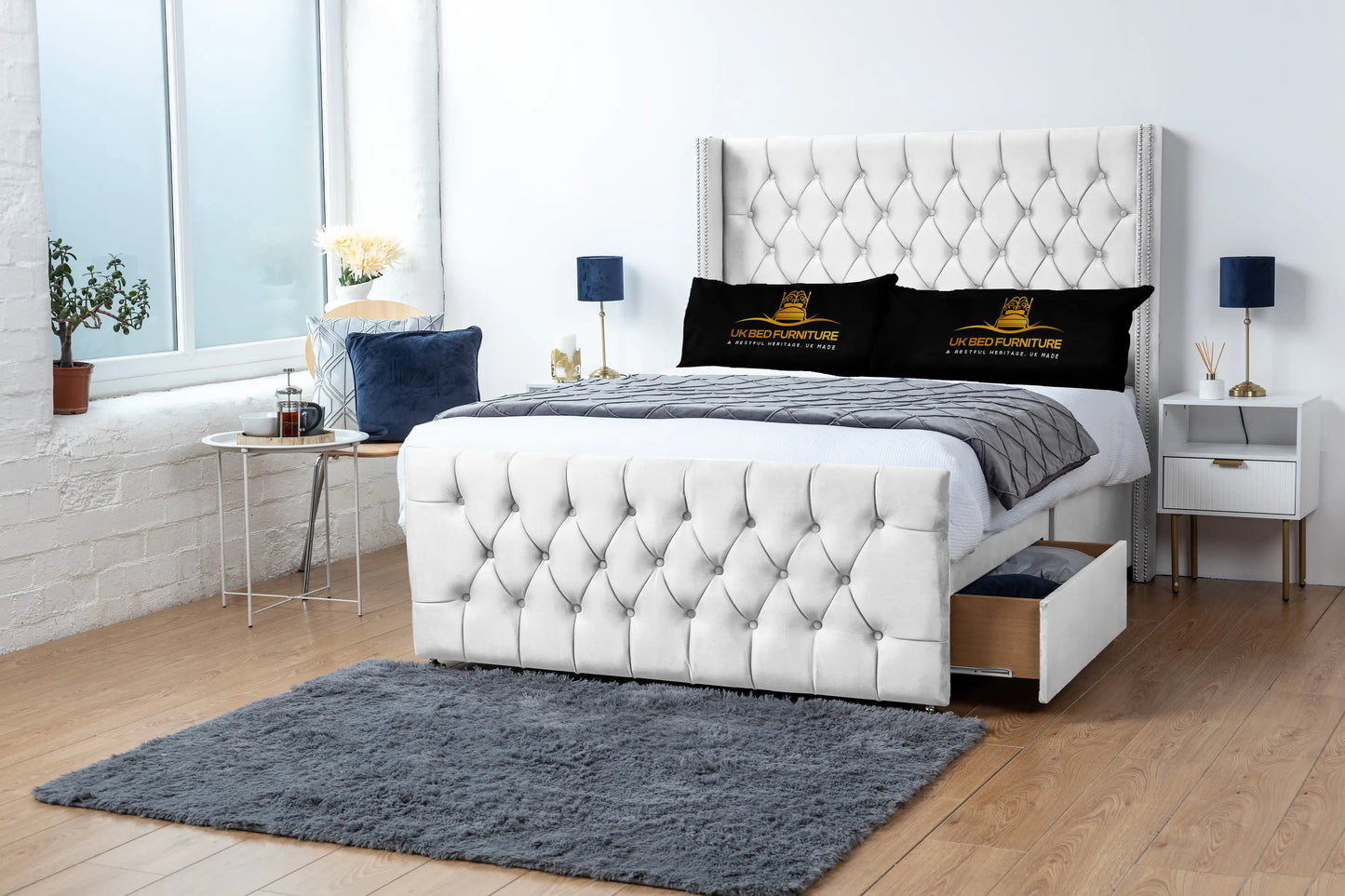 Emily Wingback Divan Bed