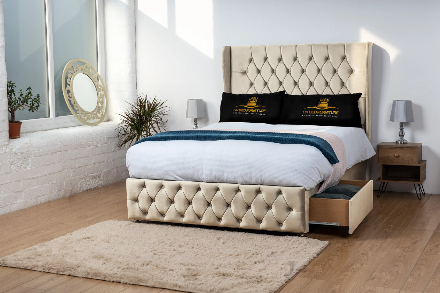 Luxor Wingback Divan Bed