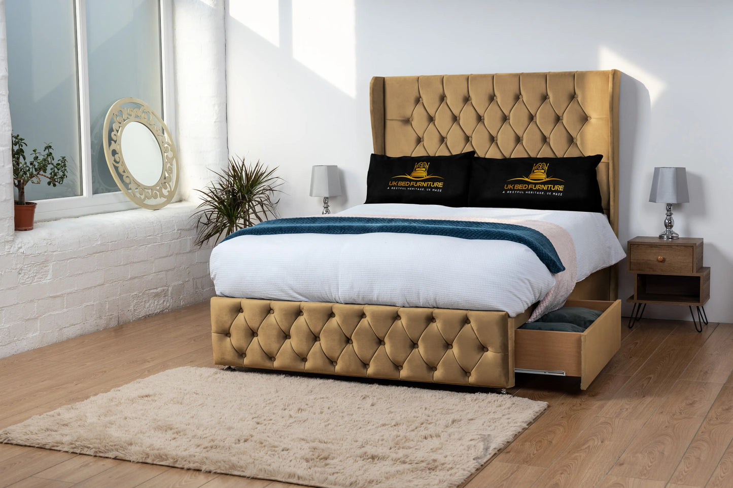 Luxor Wingback Divan Bed