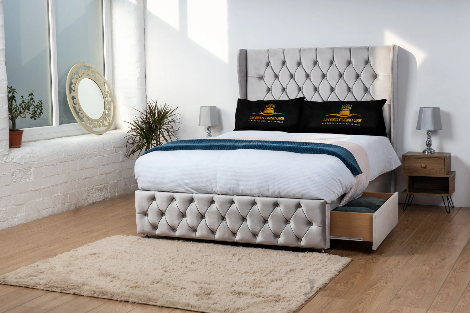 Luxor Wingback Divan Bed