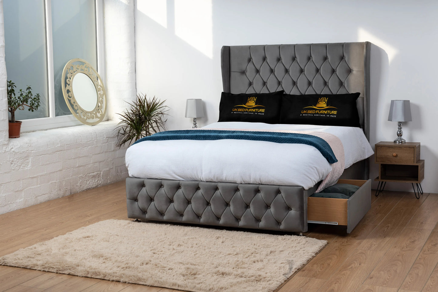 Luxor Wingback Divan Bed