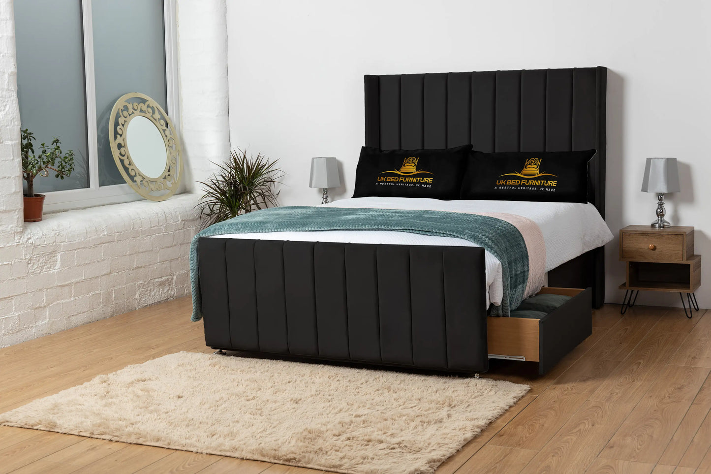 Seoul Wingback Divan Bed