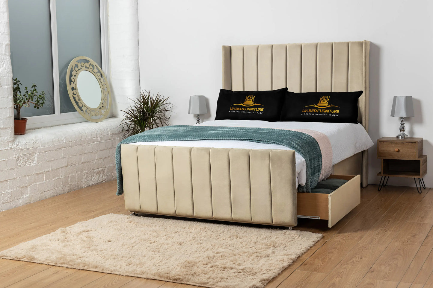Seoul Wingback Divan Bed