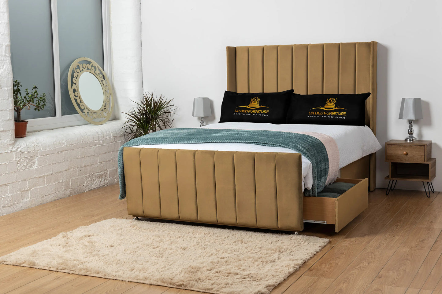 Seoul Wingback Divan Bed