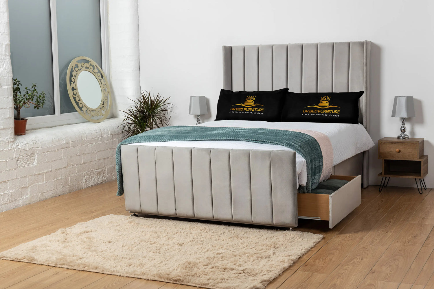 Seoul Wingback Divan Bed