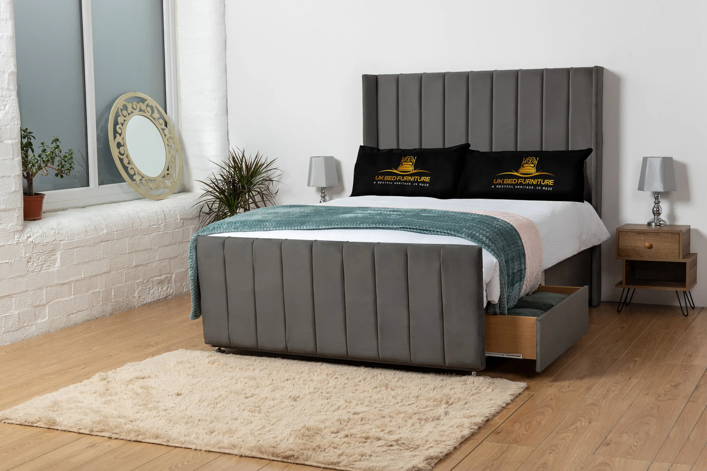 Seoul Wingback Divan Bed